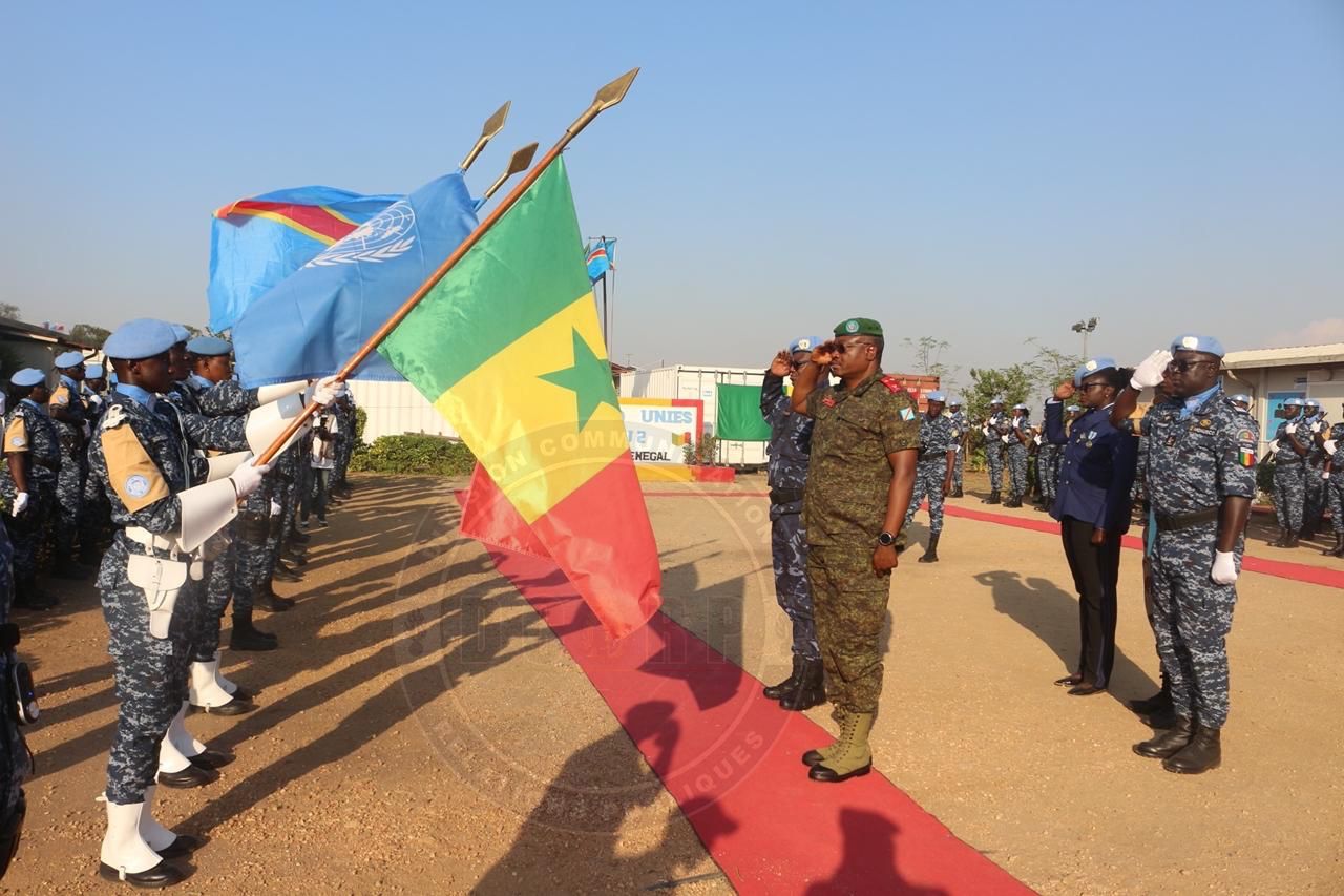 La MONUSCO rend hommage aux Casques bleus de la SENFPU 2-18 à Bunia - Image 1